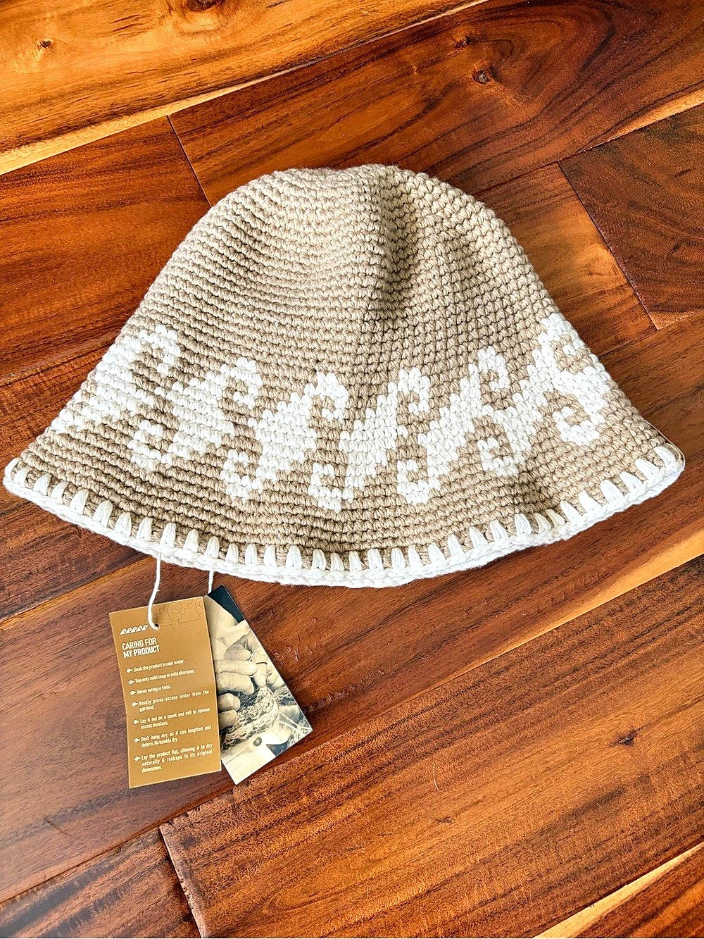 Chimuk Crochet Bucket Hat NWT from Peru